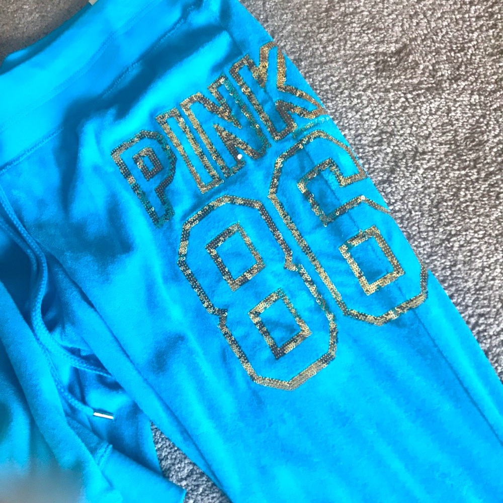 Vintage Vs Pink Victoria’s Secret rare y2k terry cloth turquoise set - Picture 4 of 12